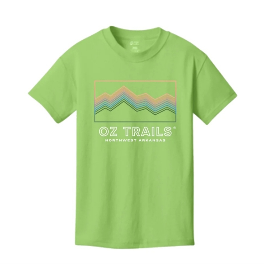 NWT MOUNTAIN WAVE GREEN TEE FOR YOUTH
